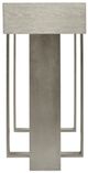 Bernhardt Tempo Larza Console Table Satin Nickel Base-3