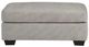 Signature Design by Ashley® Avenal Park Flannel Ottoman-1