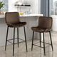 Homelegance® Nya Brown Counter Height Chair-1