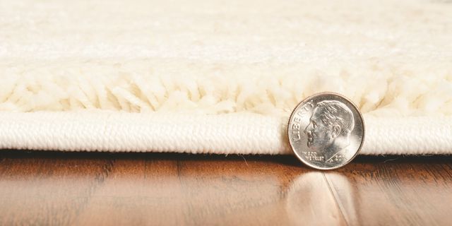 KAS Rugs Hue 4715 Ivory/Grey Luster 5'x8' Rug-1