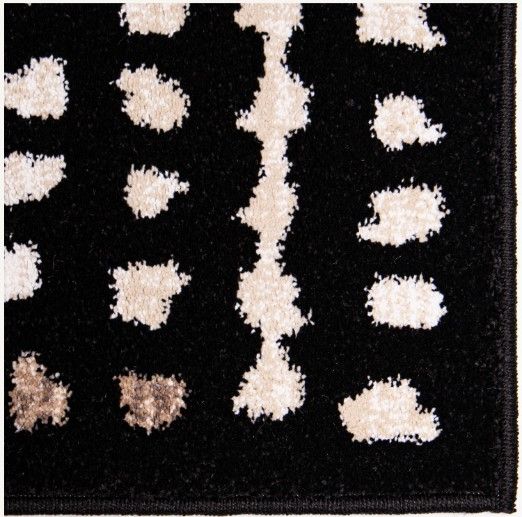 Orian Adagio Pearlie Black 5'x8' Area Rug-1