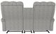 Best® Home Furnishings Customizable Corey Power Reclining Rocker Console Loveseat with Tilt Headrest-3