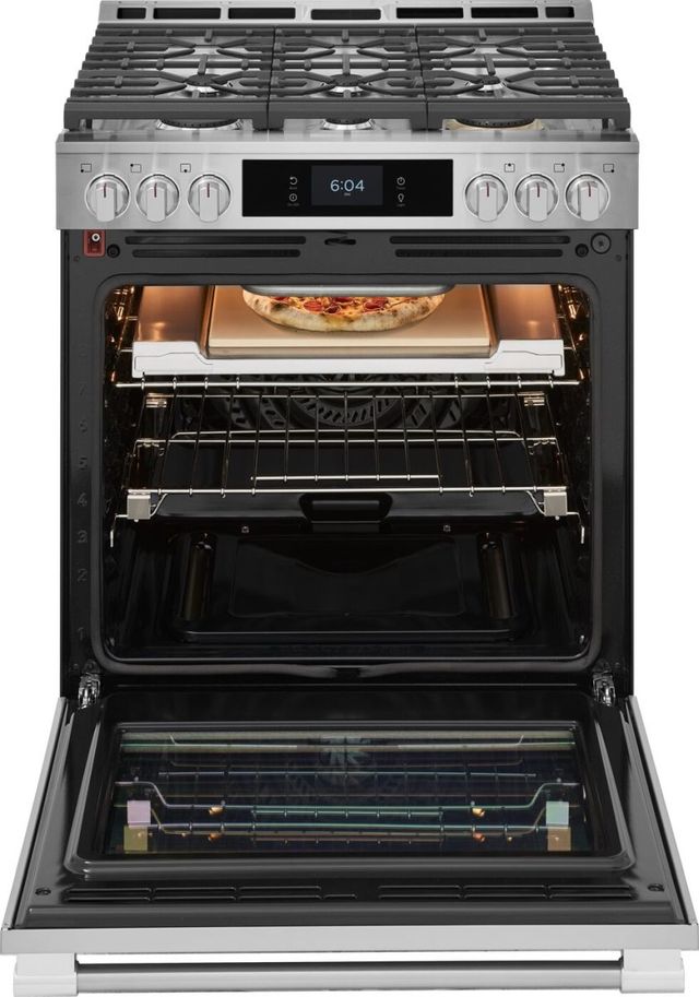 Frigidaire® Professional® 30" Stainless Steel Freestanding Gas Range with Stone-Baked Pizza Mode-1