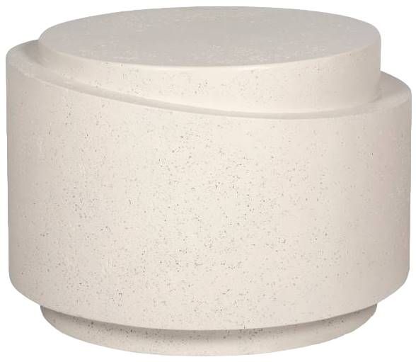 Moe's Home Collection Cosmo White Concrete Outdoor Accent Table-1