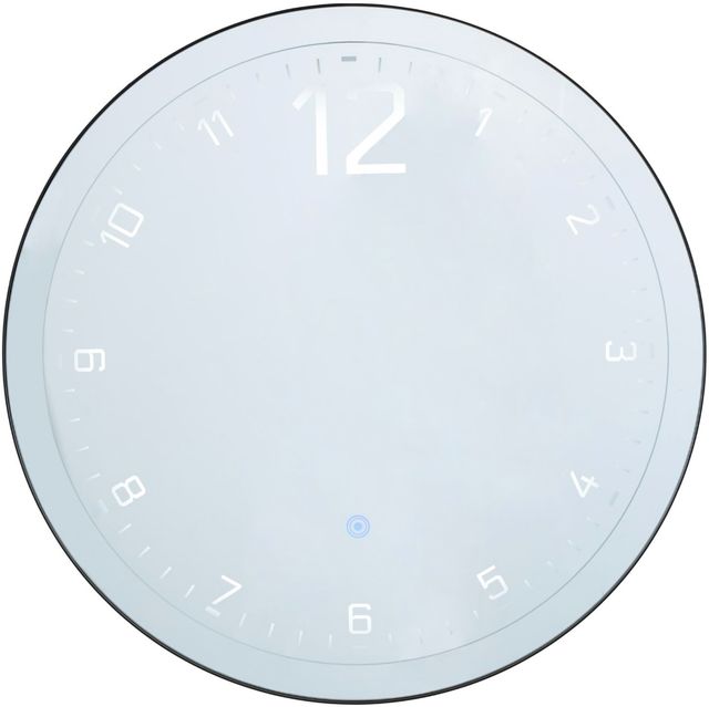Deco Marche Multi Colored 24” Decorative Wall Clock with Black Frame-0