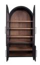 Bassett Mirror Fynn Black/Oak Display Cabinet-3
