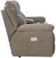 La-Z-Boy® Joel Cocoa Power Reclining Loveseat with Console and Headrest-2