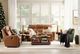 La-Z-Boy® Emmons Oak Leather Power Reclining Sofa with Headrest and Lumbar-1