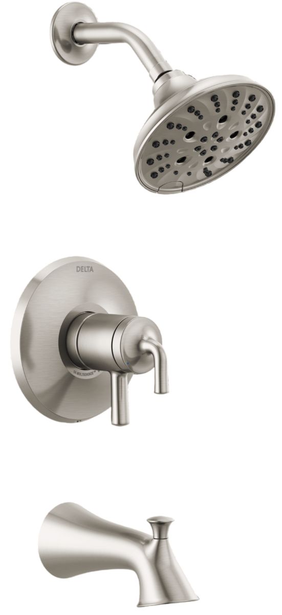 Delta Kayra® Monitor® 17 Series Stainless Tub and Shower Trim-0