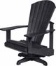 C.R. Plastic Generation Line Chocolate Swivel Adirondack-1