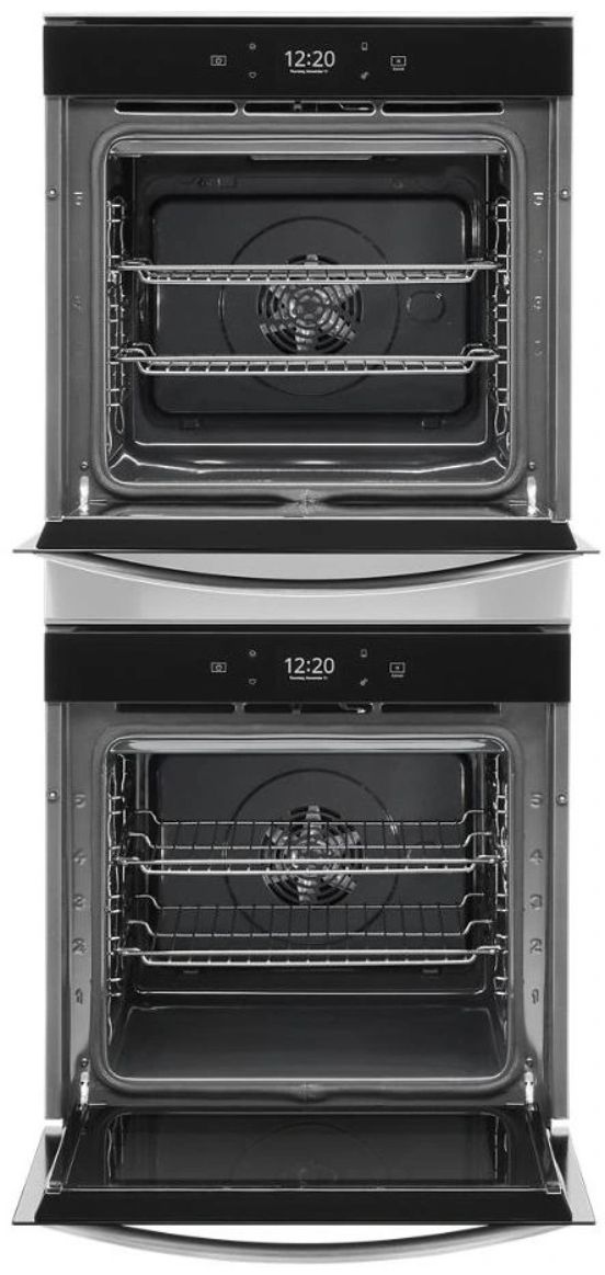 Whirlpool® 24" Fingerprint Resistant Stainless Steel Double Electric Wall Oven-1
