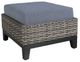 CabanaCoast® Customizable Naya Wicker Outdoor Ottoman-0
