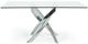 VIG Furniture Modrest Pyrite Chrome/Clear Modern Rectangular Dining Table-0