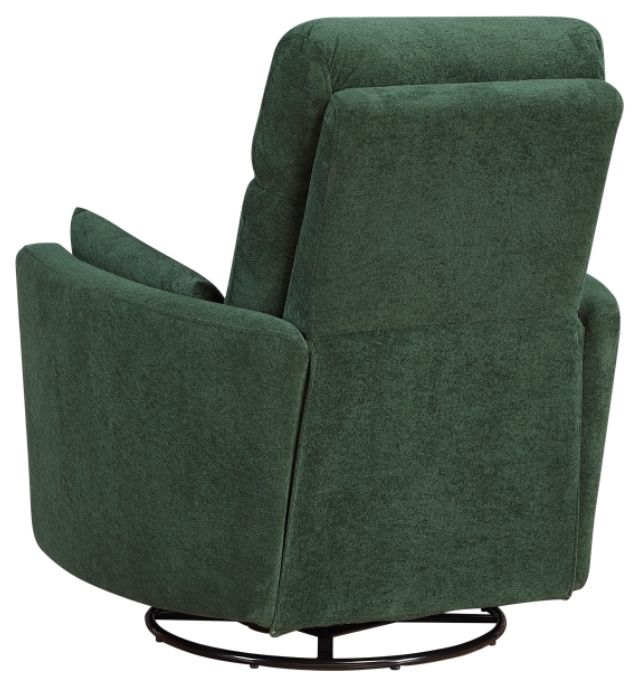 Homelegance® Desso Green Swivel Glider Manual Reclining Chair-4