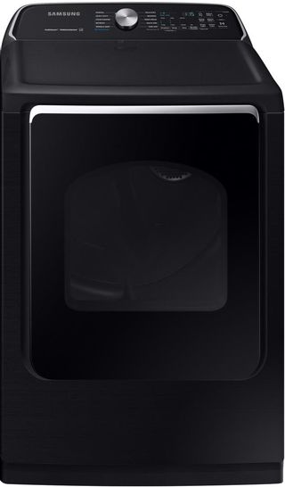 Samsung 7.4 Cu. Ft. Fingerprint Resistant Black Stainless Steel Front Load Electric Dryer
