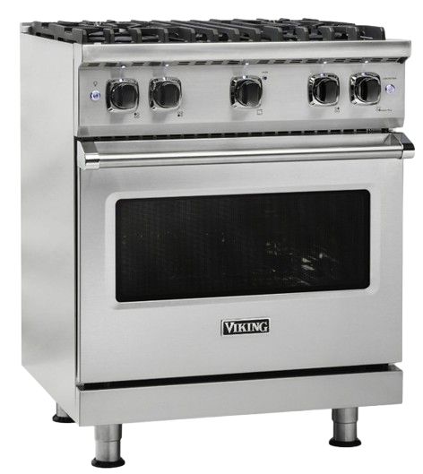 Viking® 30'' Blush Sealed Burner Pro Style Gas Range-5