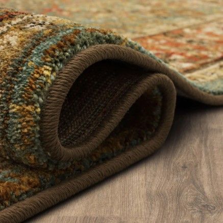 Karastan® Spice Market Myanmar Aquamarine 10' x 13' Area Rug-1