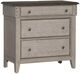 Liberty Furniture Ivy Hollow Dusty Taupe/Weathered Linen Bedside Chest with Charging Station-0