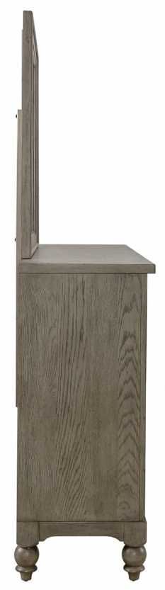 Liberty Furniture Americana Farmhouse Dusty Taupe Dresser and Mirror Set-3