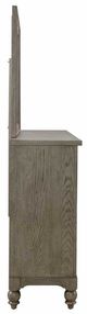 Liberty Furniture Americana Farmhouse Dusty Taupe Dresser and Mirror Set-3