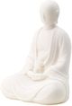 A & B Home White Buddha Figurine-1
