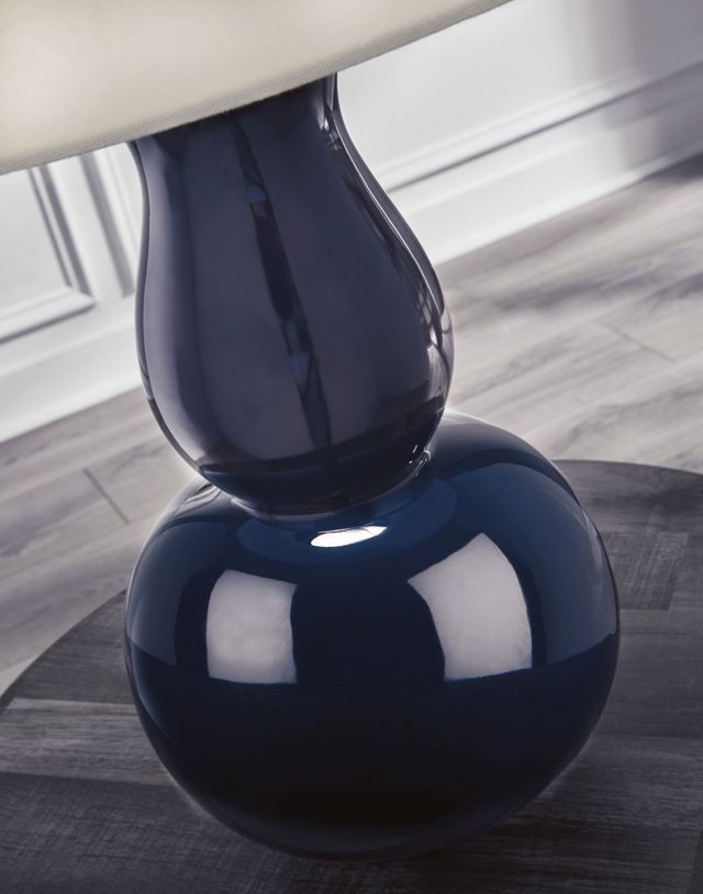 Signature Design by Ashley® Zellrock Navy Ceramic Table Lamp-1