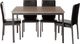 Coaster® Garza 5-Piece Weathered Grey/Black Dining Table and Chair Set-0
