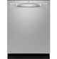GE® ENERGY STAR® 24" Fingerprint Resistant Stainless Steel Top Control Built-In Dishwasher with Sanitize Cycle-0