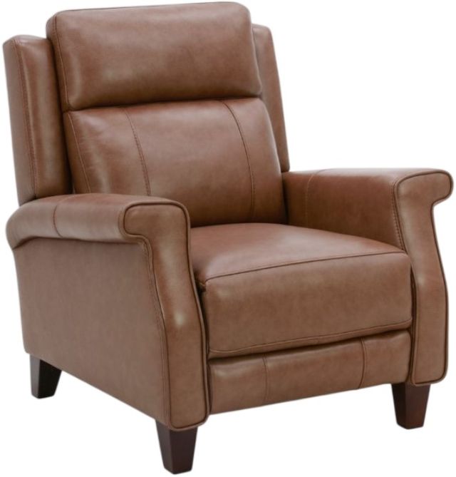 Liberty Furniture Raleigh York Chestnut Leather Manual Pushback Recliner-0