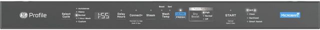 GE Profile™ 24" Black Stainless Steel Built In Top Control Dishwasher-4
