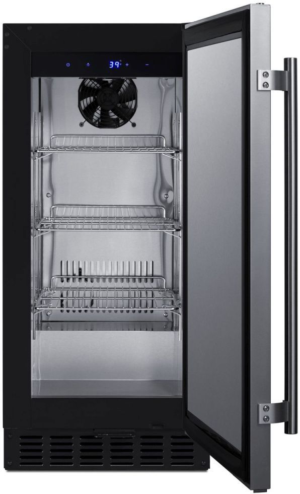 Summit® 1.72 Cu. Ft. Stainless Steel Under The Counter Refrigerator -2