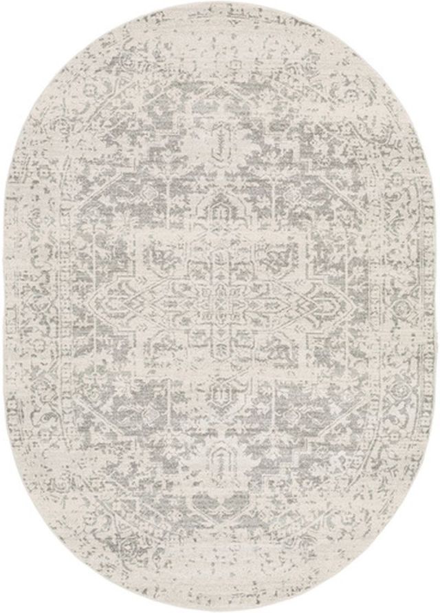 Surya Harput Gray 7'x9' Oval Area Rug-0