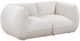 TOV Furniture Arezza Stone White 80" Loveseat-0