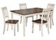 Signature Design by Ashley® Whitesburg 5-Piece Brown/Cottage White Dining Set-0