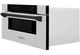 ZLINE Autograph Edition 1.2 Cu. Ft. Stainless Steel Microwave Drawer with Matte Black Accents-4