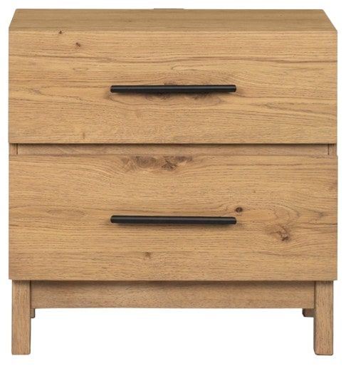 Magnussen Home® Davenport Rustic Caramel Nightstand-2