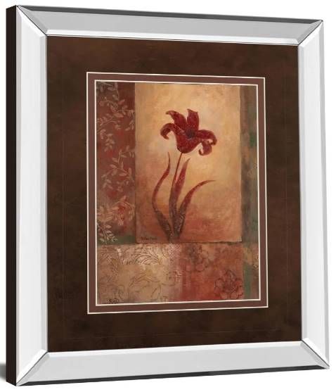 Classy Art Lily Silhouette by Vivian Flasch Wall Art-1