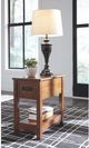 Signature Design by Ashley® Breegin Brown Chair Side End Table-0