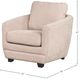 LH Home Feather Baltimo Pale Rose Club Chair-2