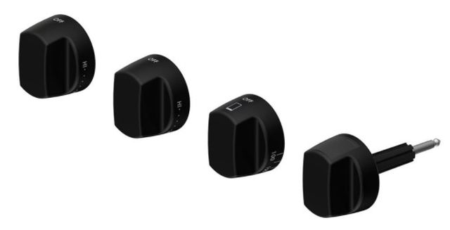 Wolf® Black Fuel Knobs