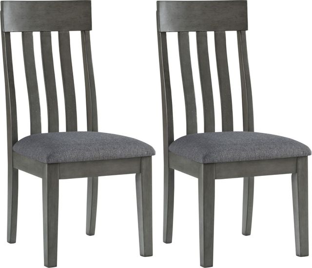Signature Design by Ashley® Hallanden 2-Piece Two-Tone Gray Dining Room Side Chair Set-0