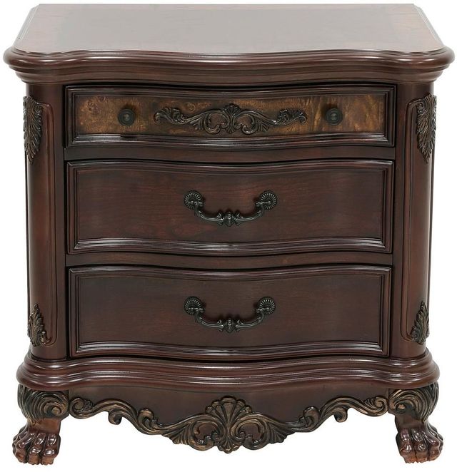 Homelegance® Deryn Park Cherry Nightstand-2