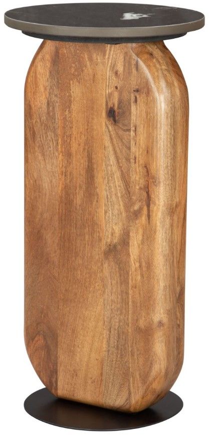 Zuo® Modern Pemba Black/Brown Drink End Table-0