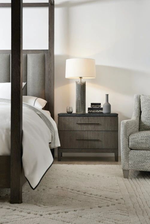 Hooker® Furniture Miramar Aventura San Marcos Rustic Oak/Smoky Arabica Nightstand-1