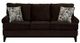 Dynasty Furniture Dark Brown Sofa-0