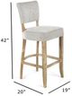 Nest Home Collections Ariana Anew Gray Bar Stool-3
