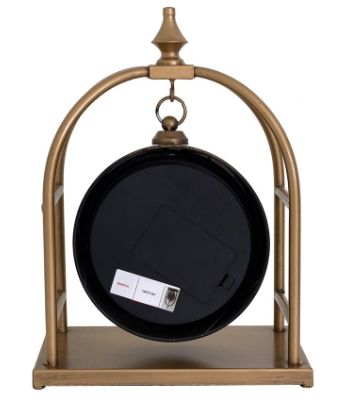 YHD Providence Gold Table Gear Clock-4