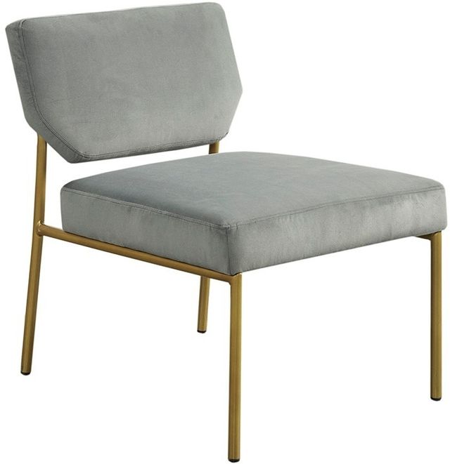 Olliix by INK+IVY Roxie Gray Slipper Chair-1