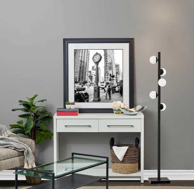 Adesso® Doppler Black LED Tree Floor Lamp-1