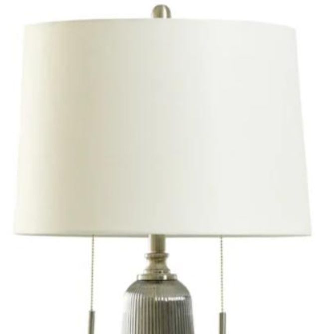 Stylecraft Nickel/Off-White Table Lamp -1